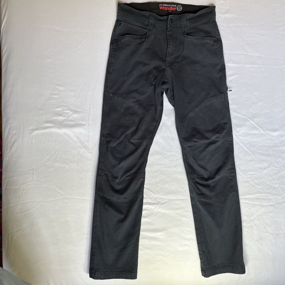 Wrangler ATG Pants Mens 30x32 Gray All Terrain Gear 10NS857CV Outdoors Gorpcore